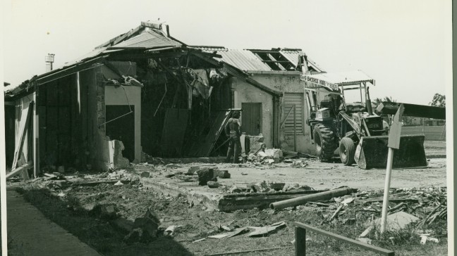 Damage at HMAS Coonawarra from Cyclone Tracy 2