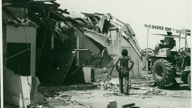 Damage at HMAS Coonawarra from Cyclone Tracy 3