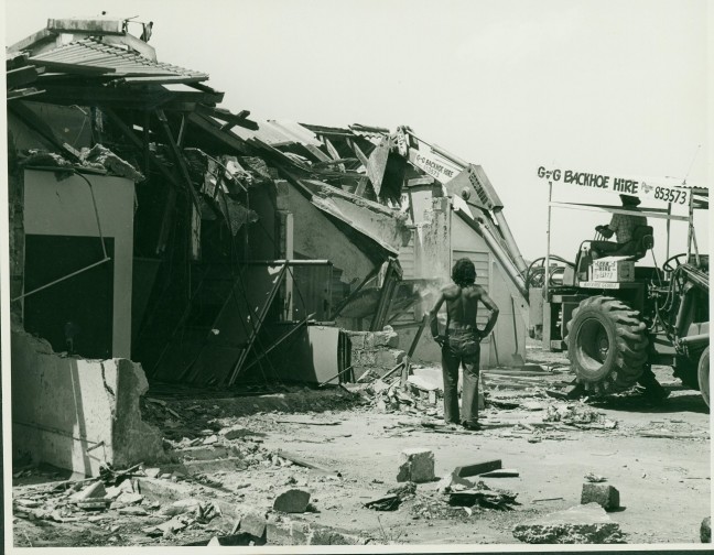 Damage at HMAS Coonawarra from Cyclone Tracy 3