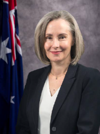 Portrait of Director-General ASD Ms Rachel Noble PSM